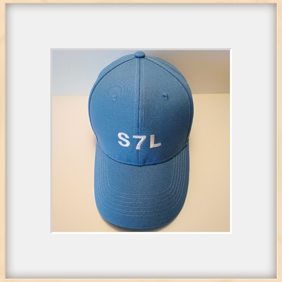 S7L Signature 7 Label cotton twill baseball cap/sky blue - Picture 1 of 5
